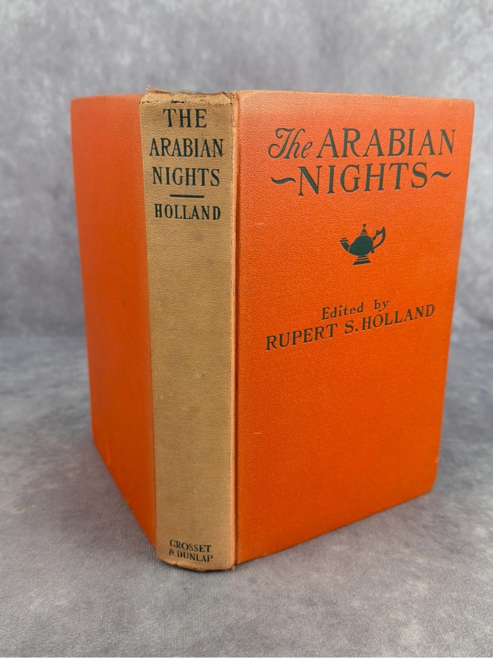 VTG Arabian Nights Rupert S Holland Grosset Dunlap Illustrated HC Book Undated